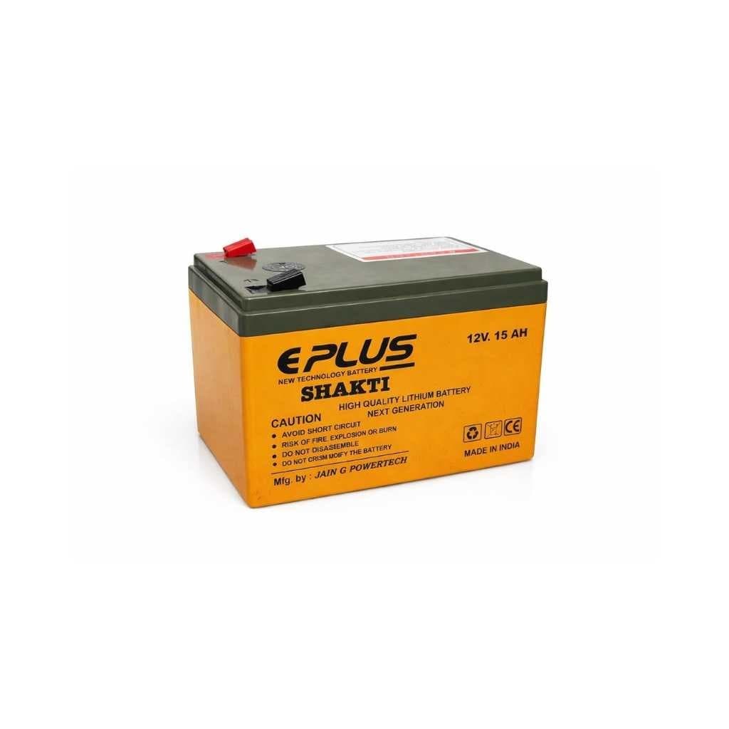EPLUS Shakti 12V 15Ah Lithium Battery with BMS
