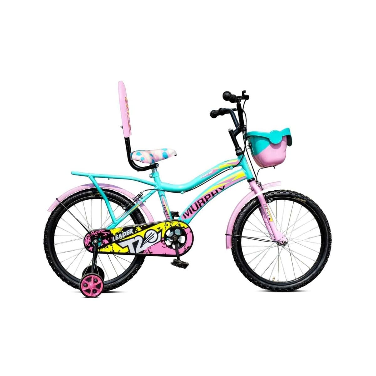 Leader Kids 20T Road Bike (Sea Green & Light Pink)