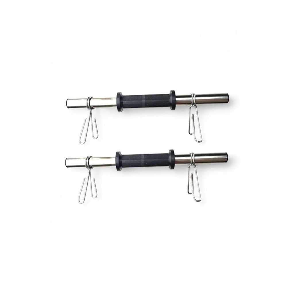 PROTONER Weight Lifting Dumbbell Rods 14 Inches with Spring Locks