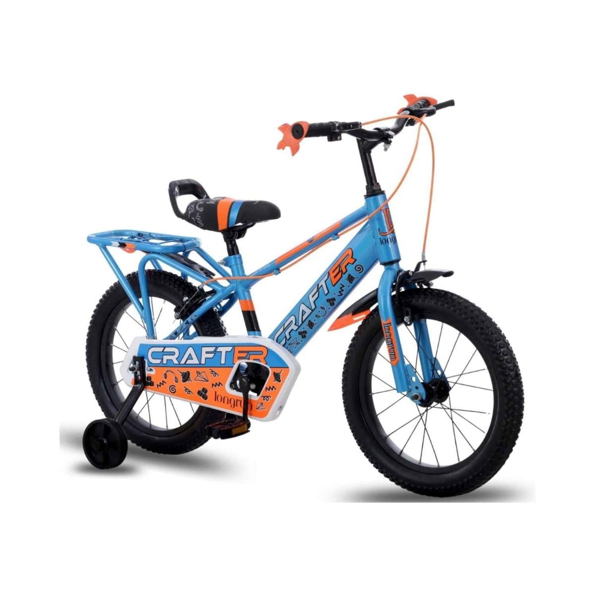 Longrun 16T Cycle for Kids with Training Wheels