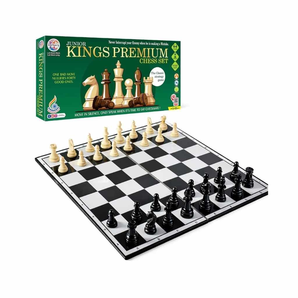 RATNA'S Strategy Game Junior Kings Premium Chess Board Set