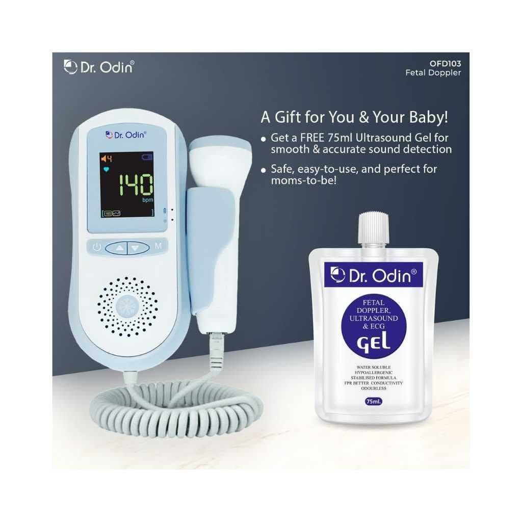 Dr. Odin OFD 103 Fetal Doppler with In-Built Speaker & Ultrasound Gel