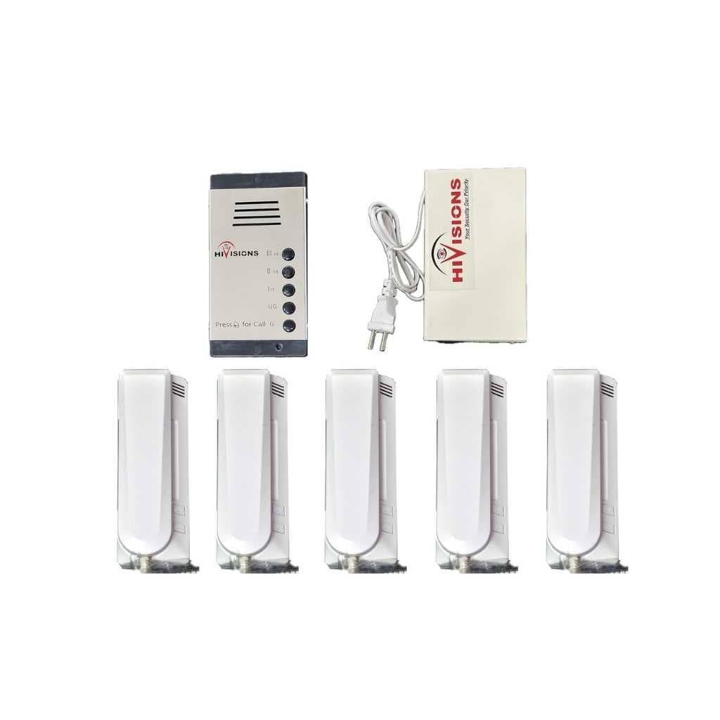 Audio Door Phone 5 Bell Set