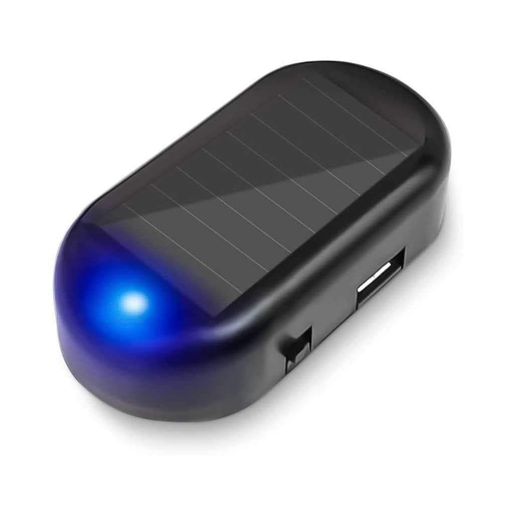 Car Solar Power Simulated Dummy Alarm LED Flashing Security Light