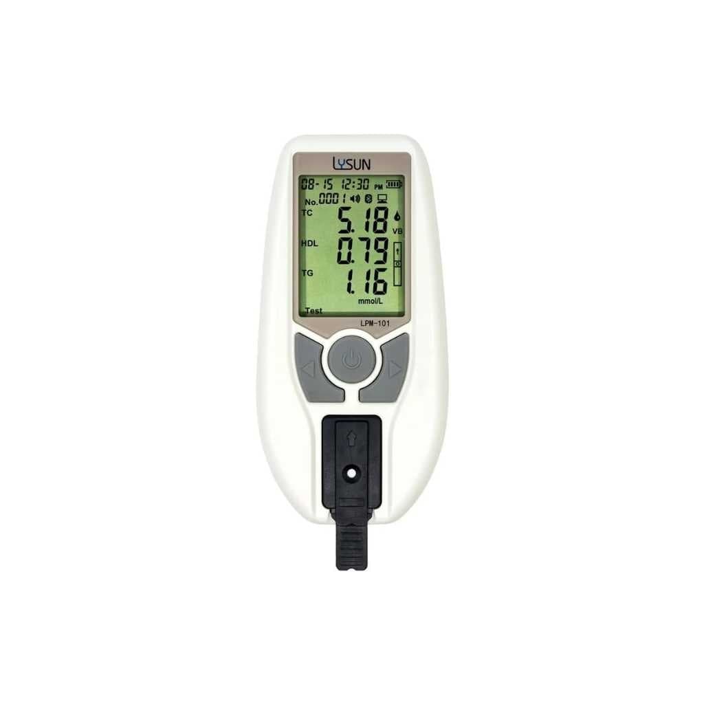 Digital Lipid Meter, Portable Cholesterol Testing Device, Monitors Total Cholesterol, HDL, LDL and Triglycerides