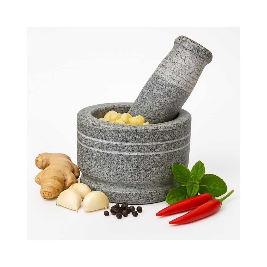 EZAHK Mortar and Pestle Set for Spices