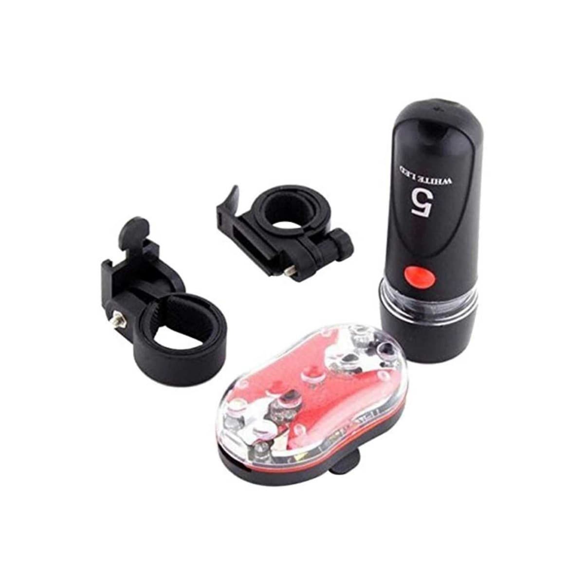 FASTPED® Bicycle Combo of 2 Mode Front & 7 Mode LED Rear Lights