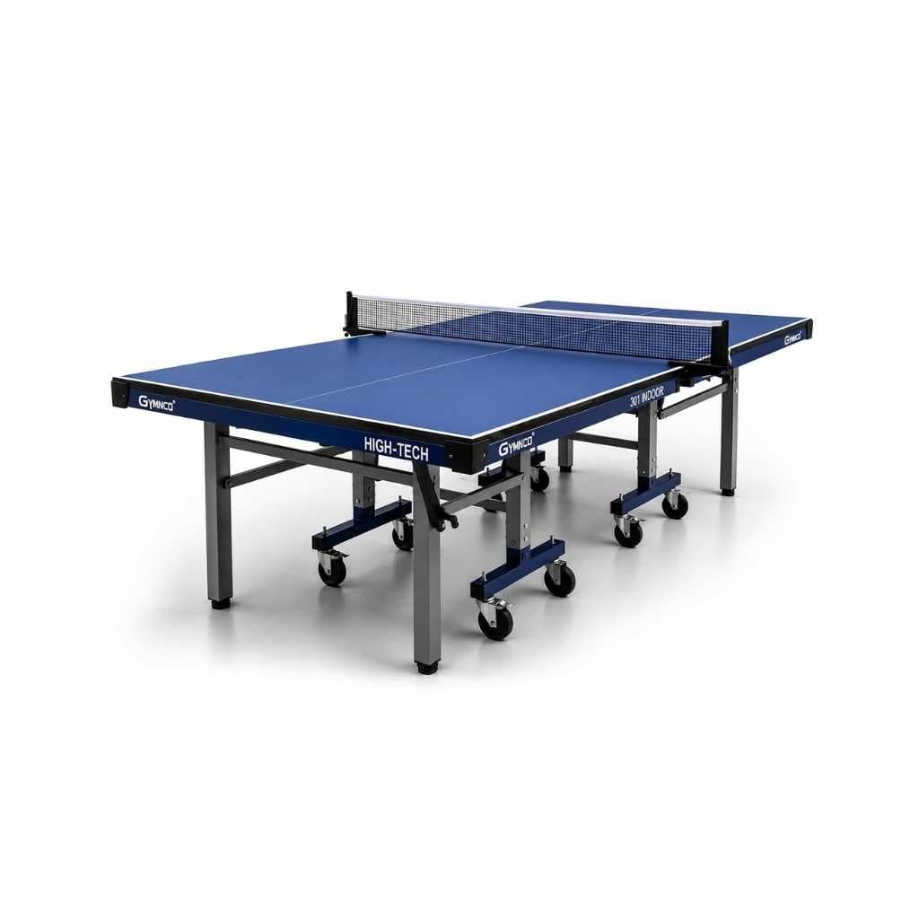 GYMNCO Robust HIGH TECH Table Tennis Table with 100 mm Wheels