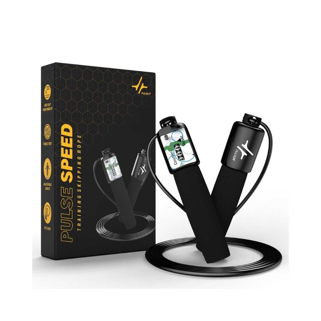 PulseIT Speed Adjustable Skipping Rope with Counter