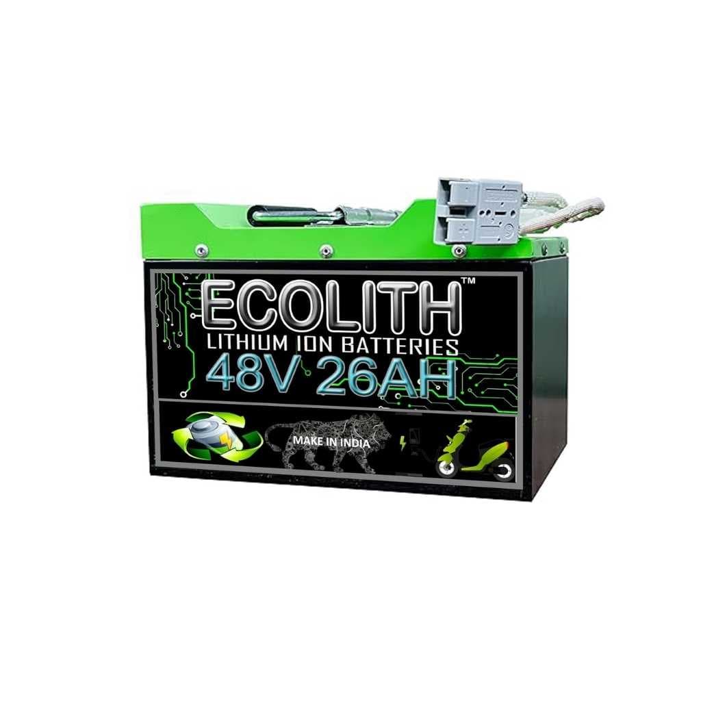 48V 26Ah Rechargeable Lithium-ion Battery with Inbuilt BMS for Electric Vehicles