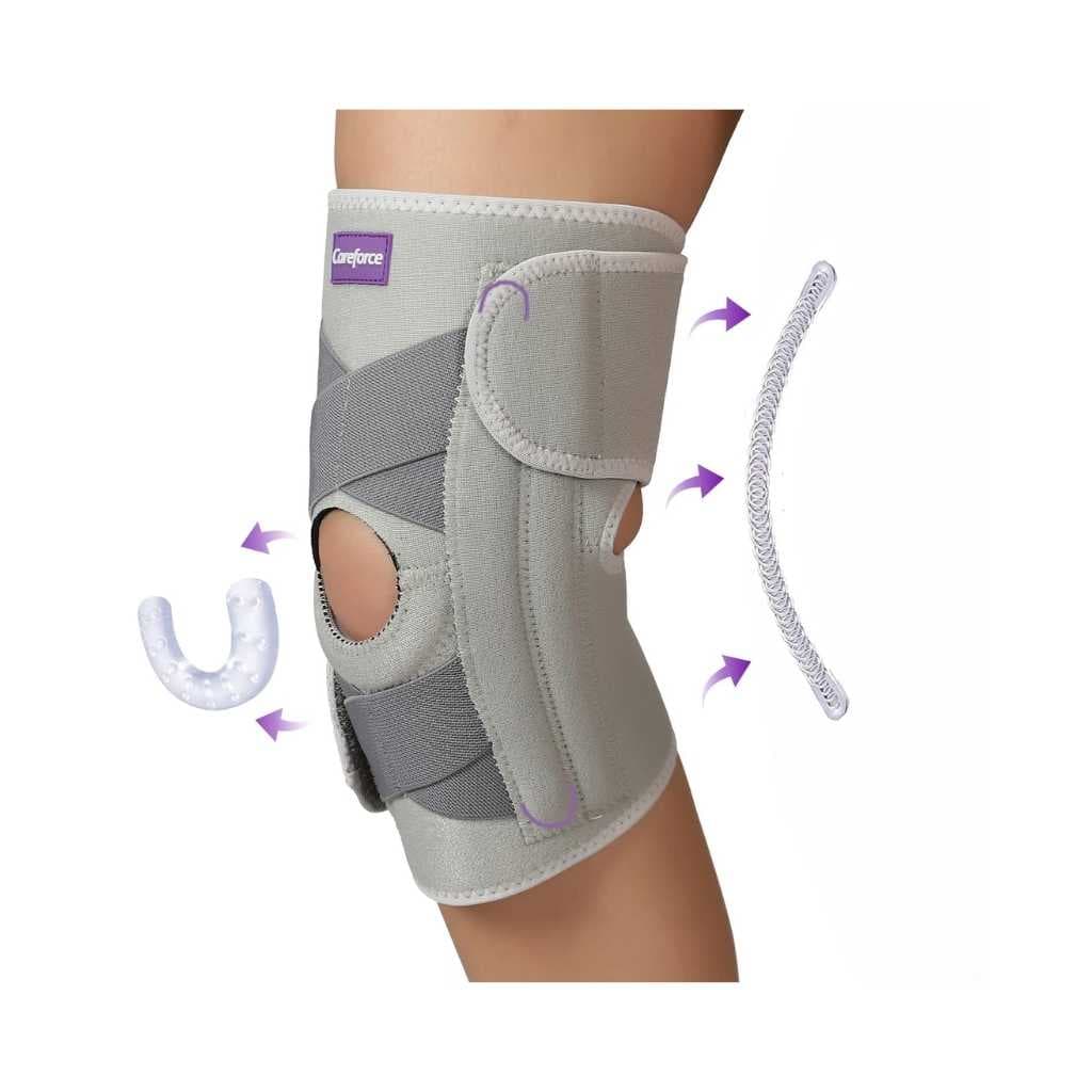 Careforce Hinged Fabric Knee Brace Support for Women & Men