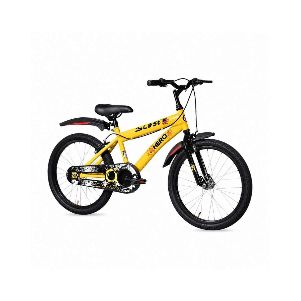Hero Blast 16T Single Speed Bicycle for Kids (Yellow)