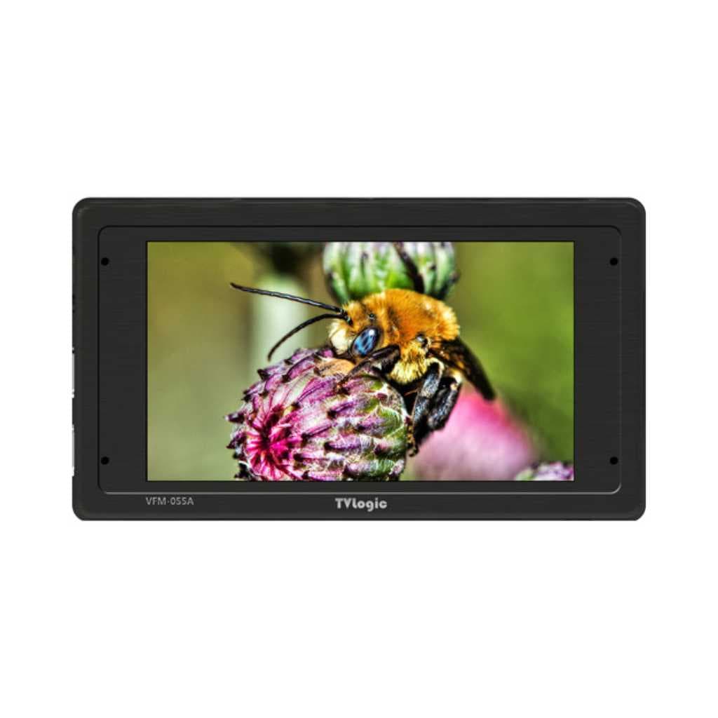 TVLogic VFM-055A 5.5″ OLED On-Camera Monitor with L-Series Type Plate