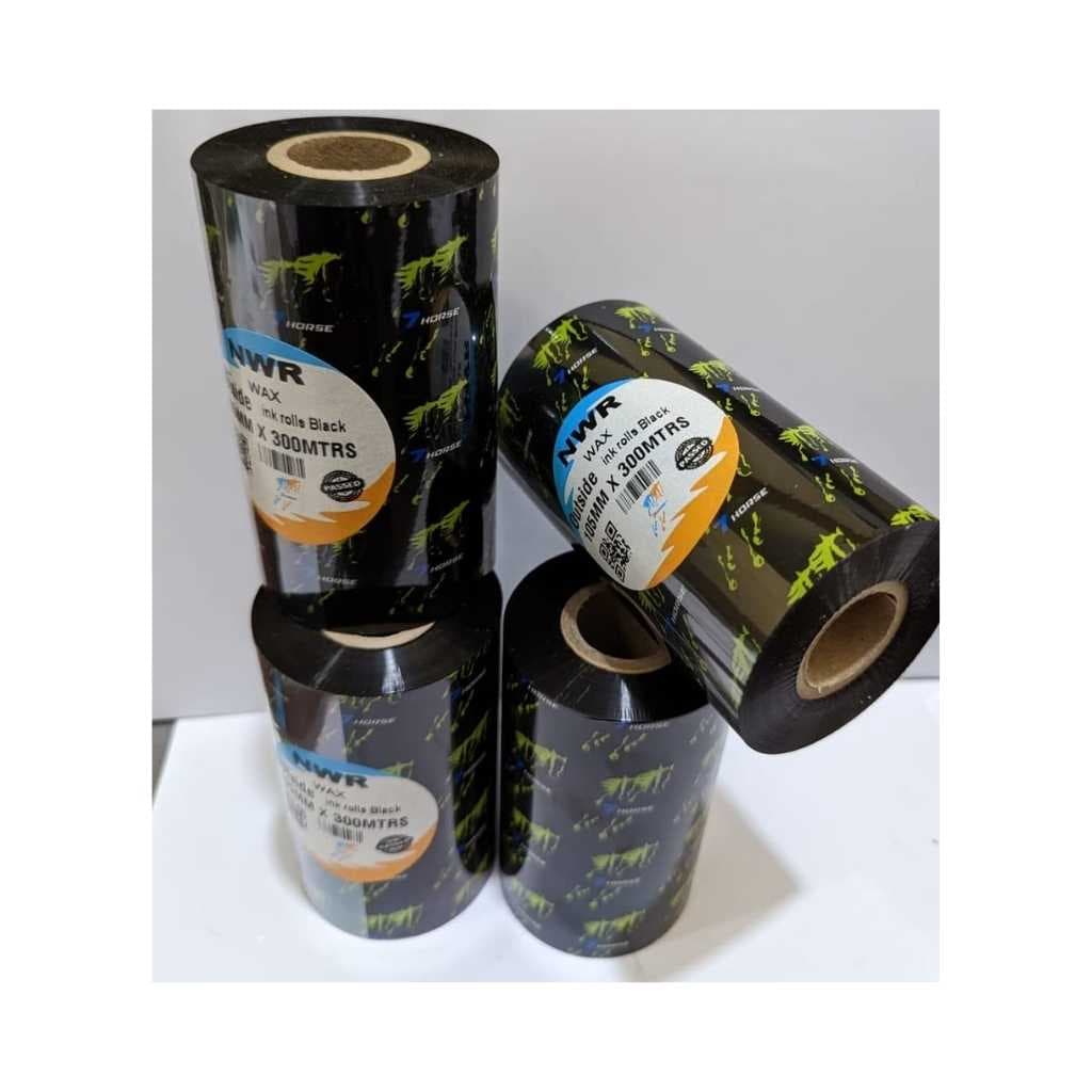 7HORSE Wax Ribbon 55mm x 300 Meter Pack of 10