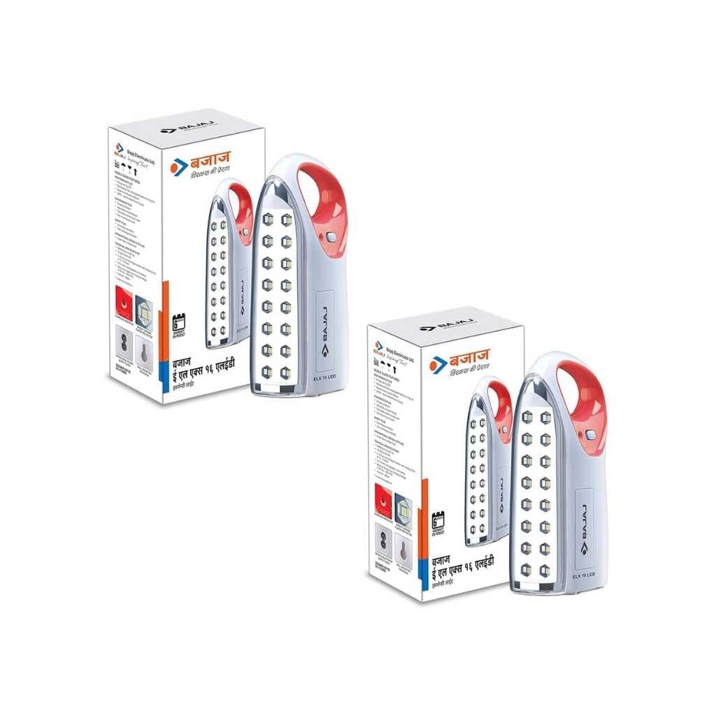 Bajaj ELX 16 LED Emergency Light (Pack of 2)