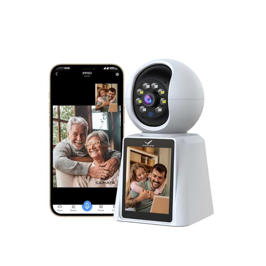 CAMATE Video Call 3MP Dual Band WiFi CCTV Camera