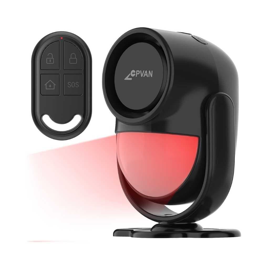 CPVAN 125dB Loud Motion Sensor Alarm with Remote Control