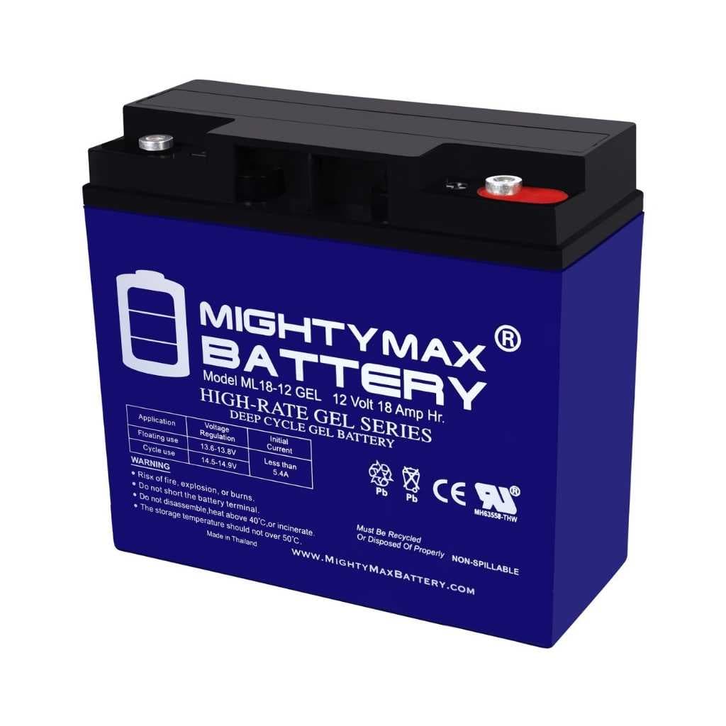 Mighty Max Battery 12V 18AH GEL Battery for Wheelcare Caddy Wheelchair
