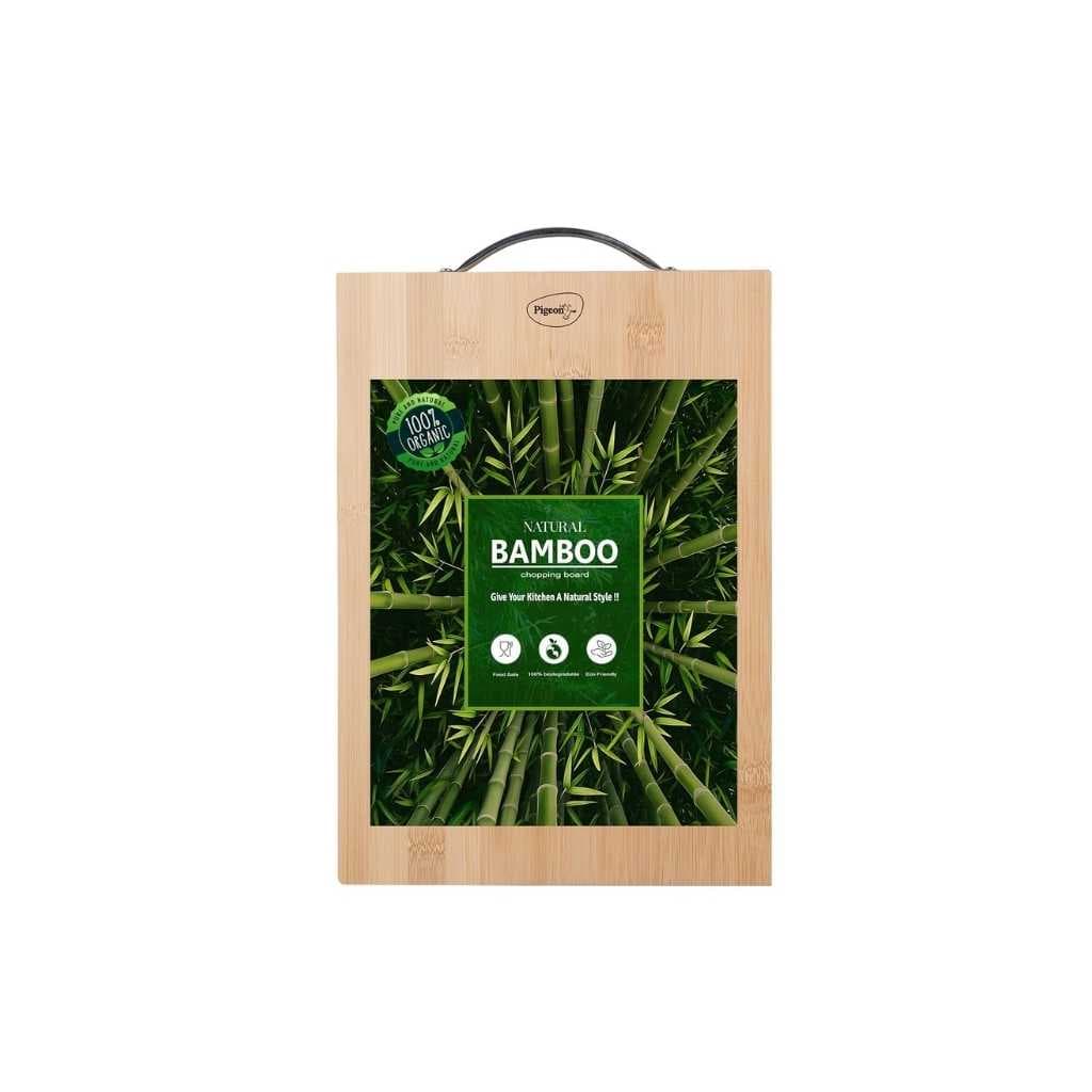 Pigeon By Stovekraft Large Natural Bamboo Wood Chopping Cutting Board