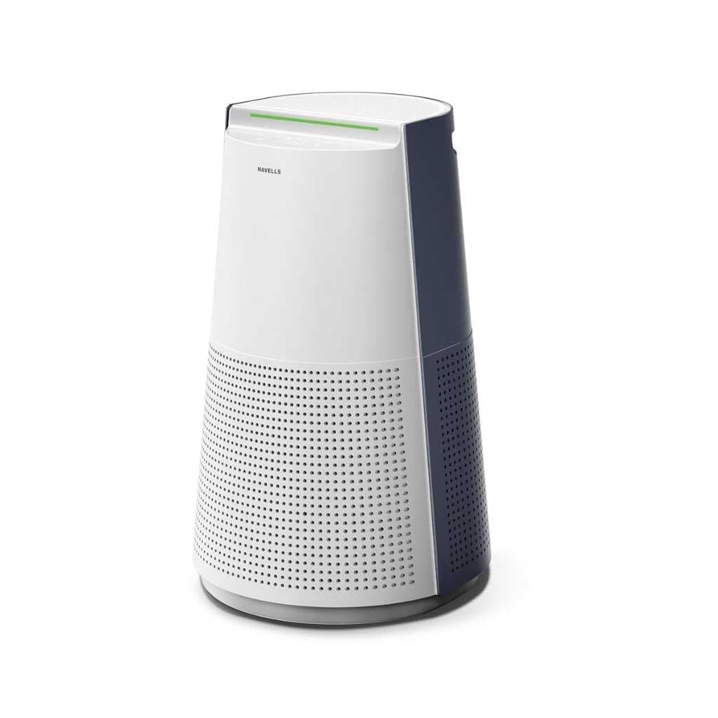 Havells Studio Breathe AP310 Air Purifier for Home & Office with 360° Purification (Blue & White)