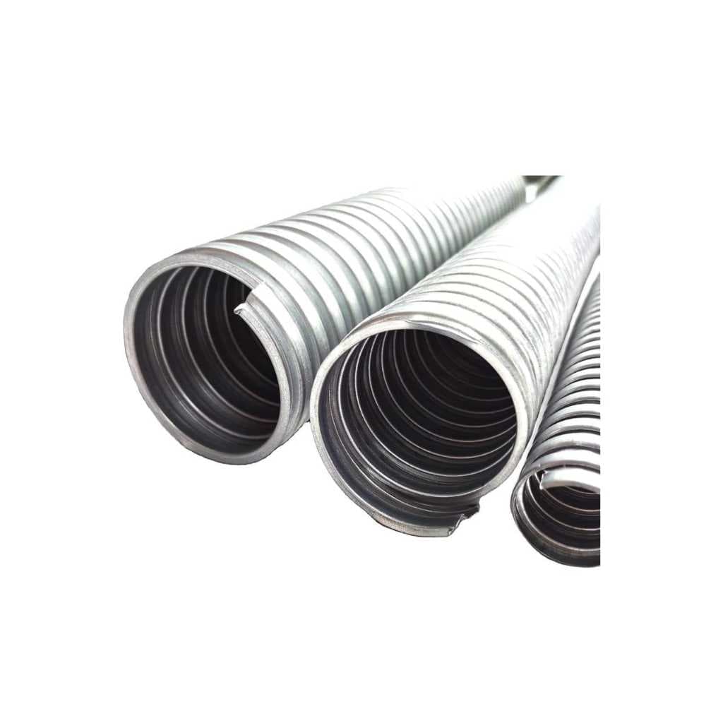 LT Flexible Electrical Conduit Pipe – Silver Galvanized Steel