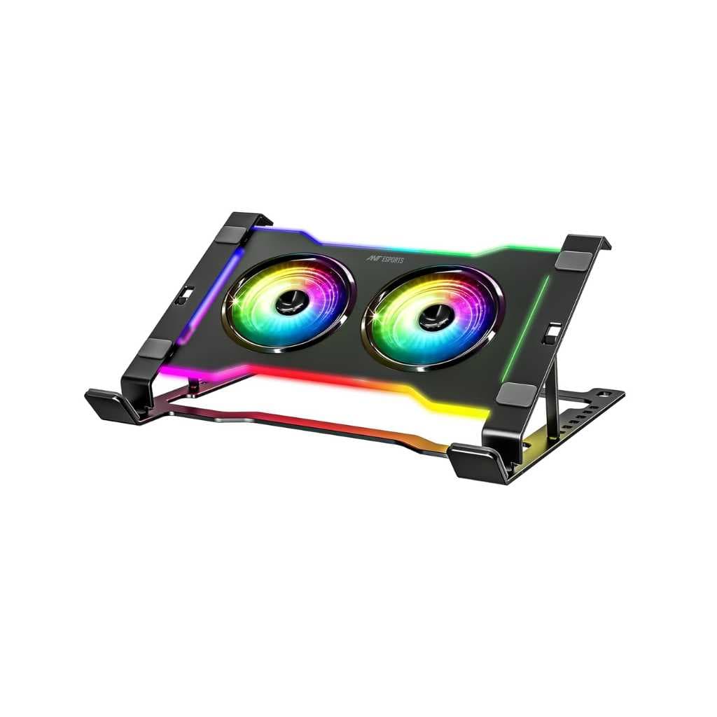 Ant Esports Turbine 20 RGB Laptop Cooling Pad with LED Display