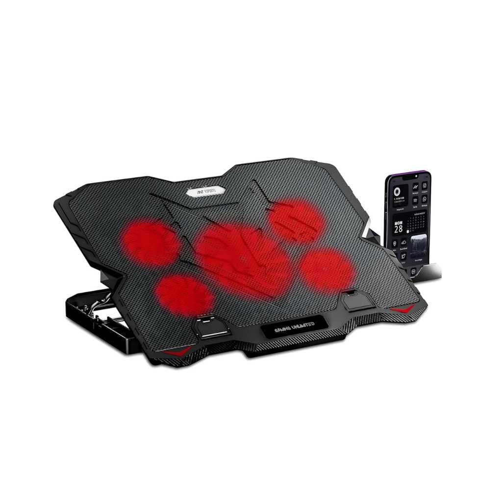 Ant Esports NC190 Laptop Cooling Pad with Mobile Holder & LED Display