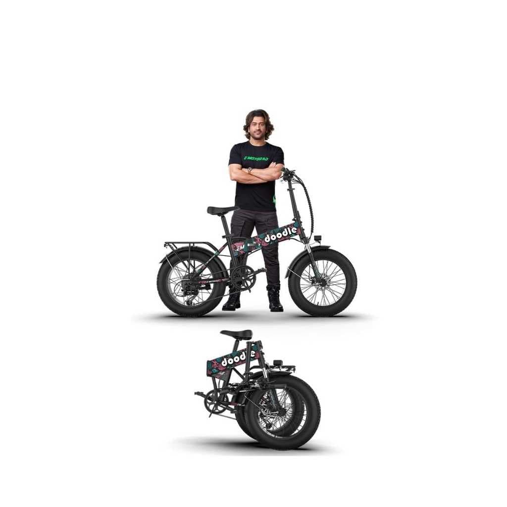 EMotorad Doodle Pro Fat-Tire Foldable Electric Mountain Bike