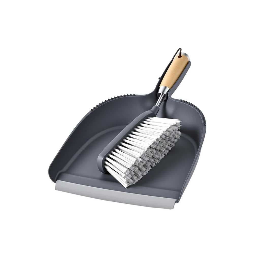 Dustpan and Brush Set with Hanging Design