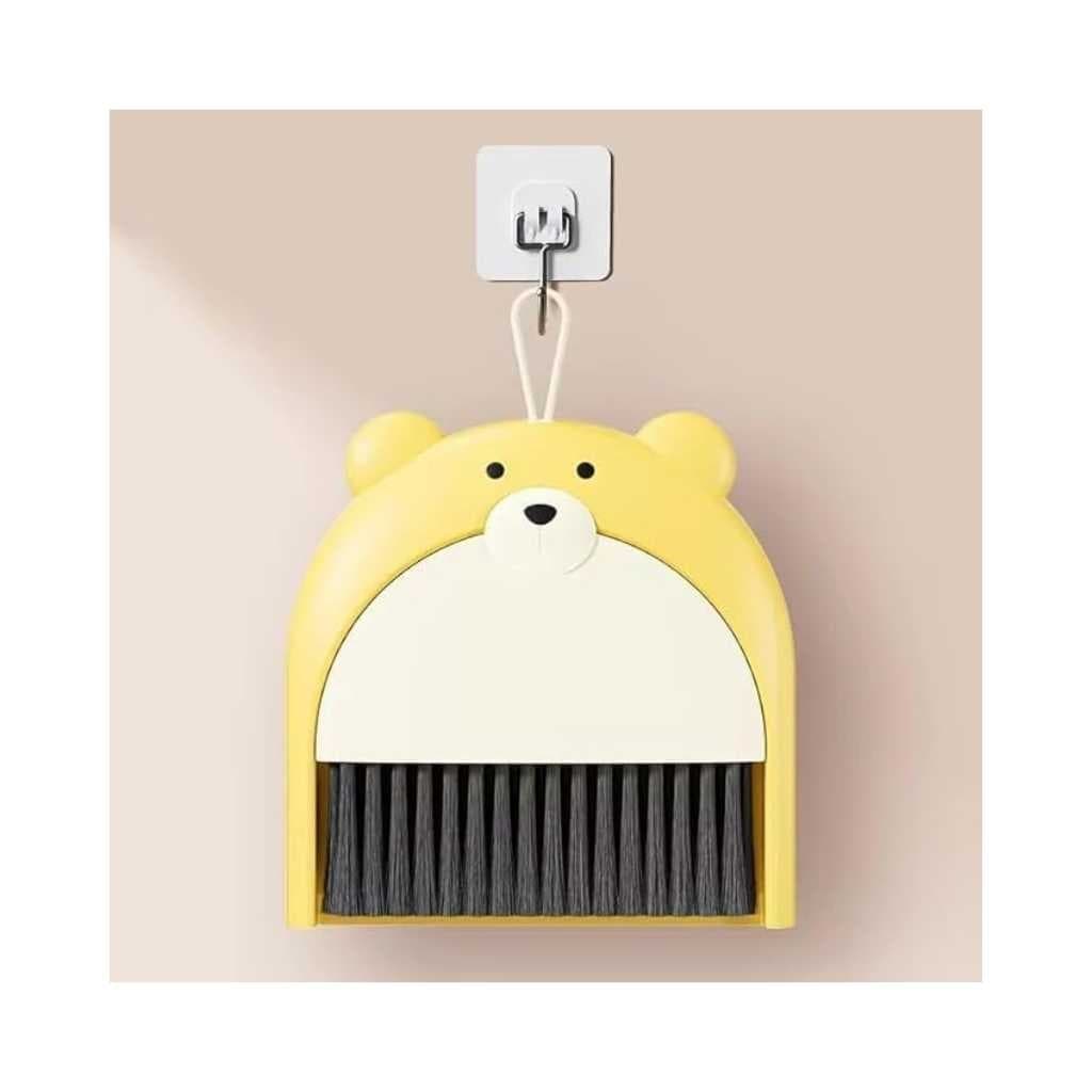 Mini Broom & Dustpan Set with Cute Yellow Duck Design