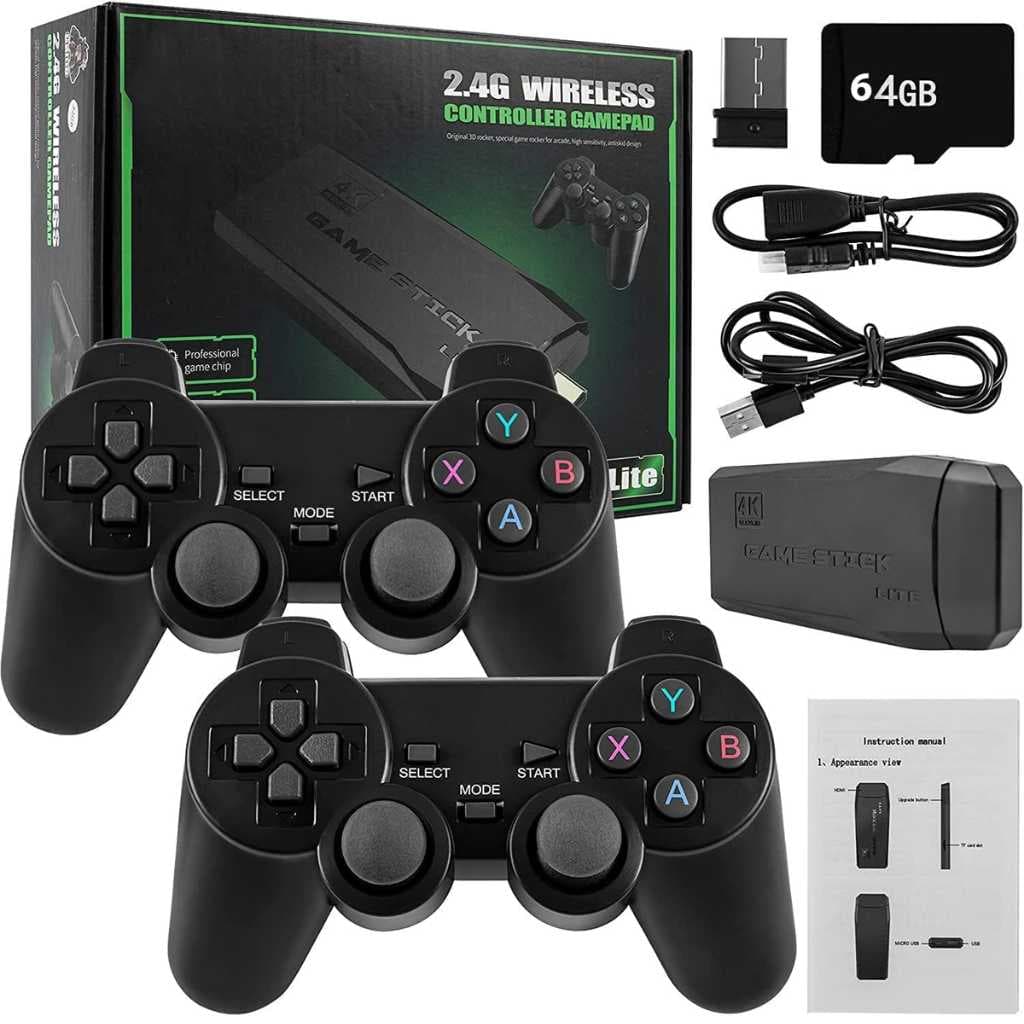 DOMENICO Wireless Retro Gaming Console for TV with Game Stick