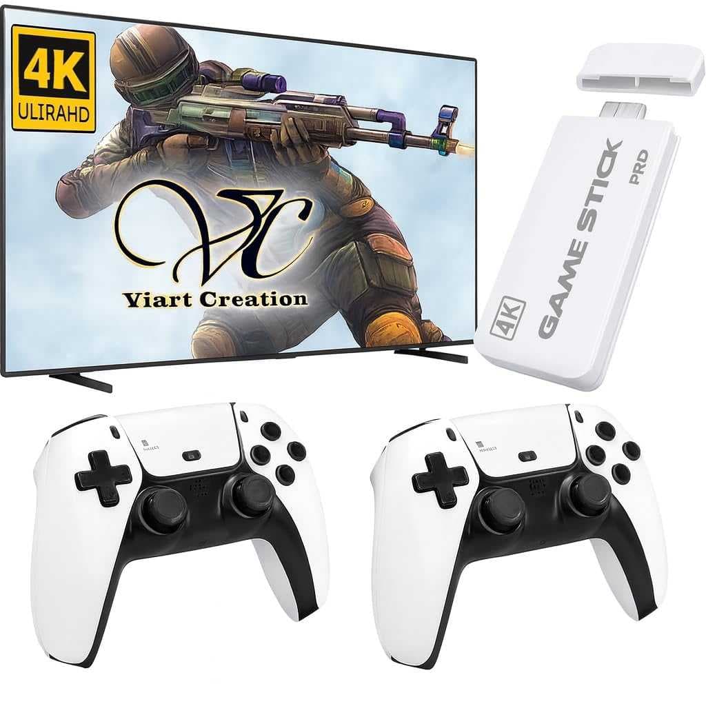 2026 Upgraded 4K TV Video Game Gaming System (Plug & Play)