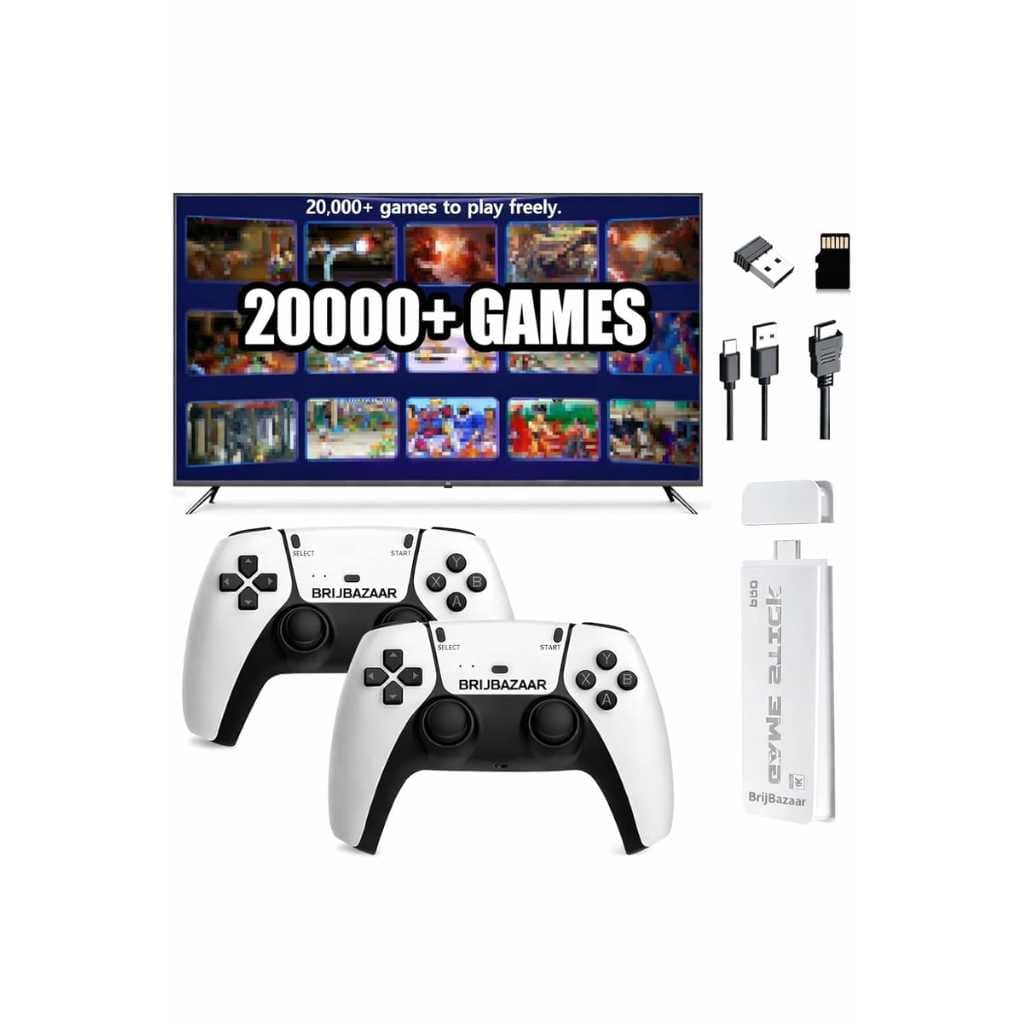 2026 Wireless TV Game Console Stick 4K (21,000+ Games, Kids Edition)