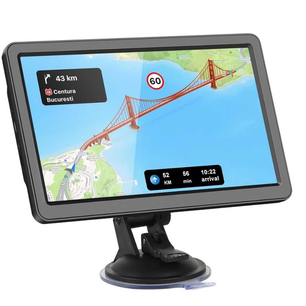 9 Inch Truck GPS Navigation System with 2024 Maps