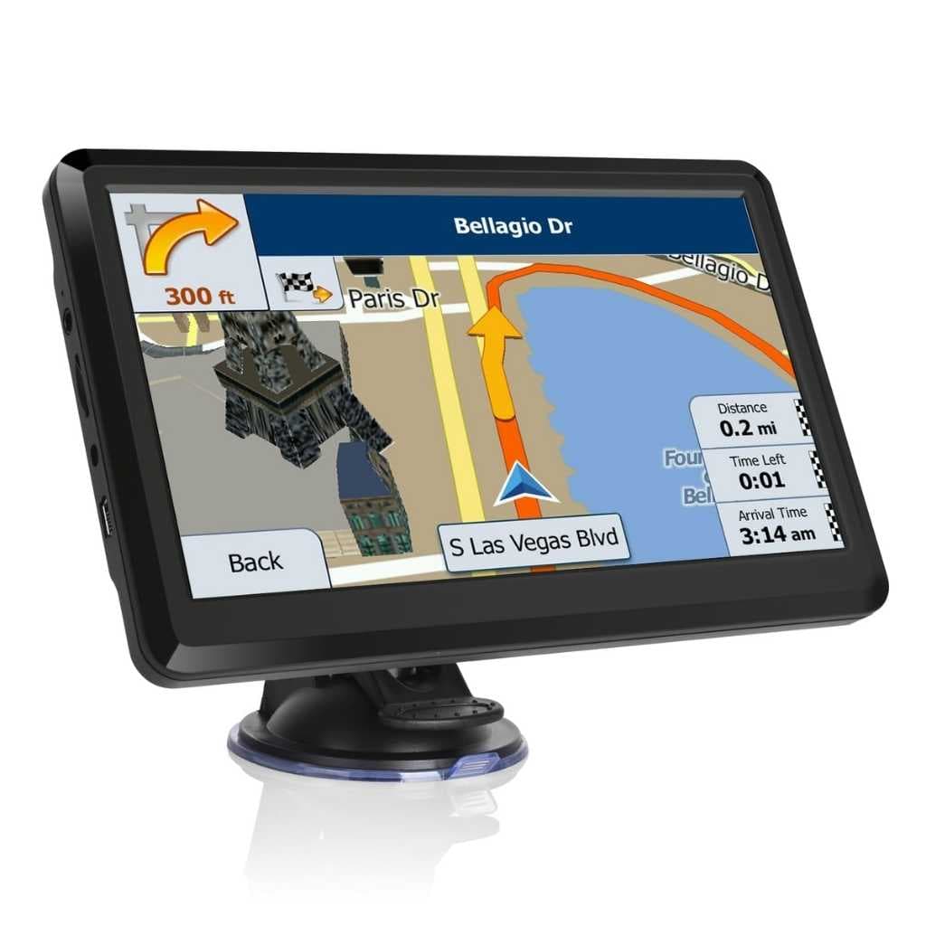 7-Inch Car GPS Navigation System for Truck, RV & Car