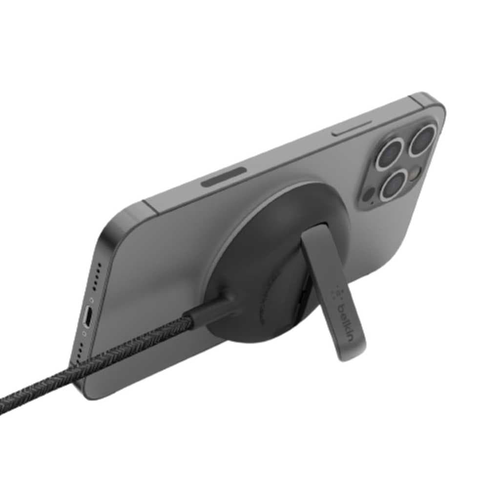 Belkin MagSafe Wireless Charger 15W with Kickstand – Black